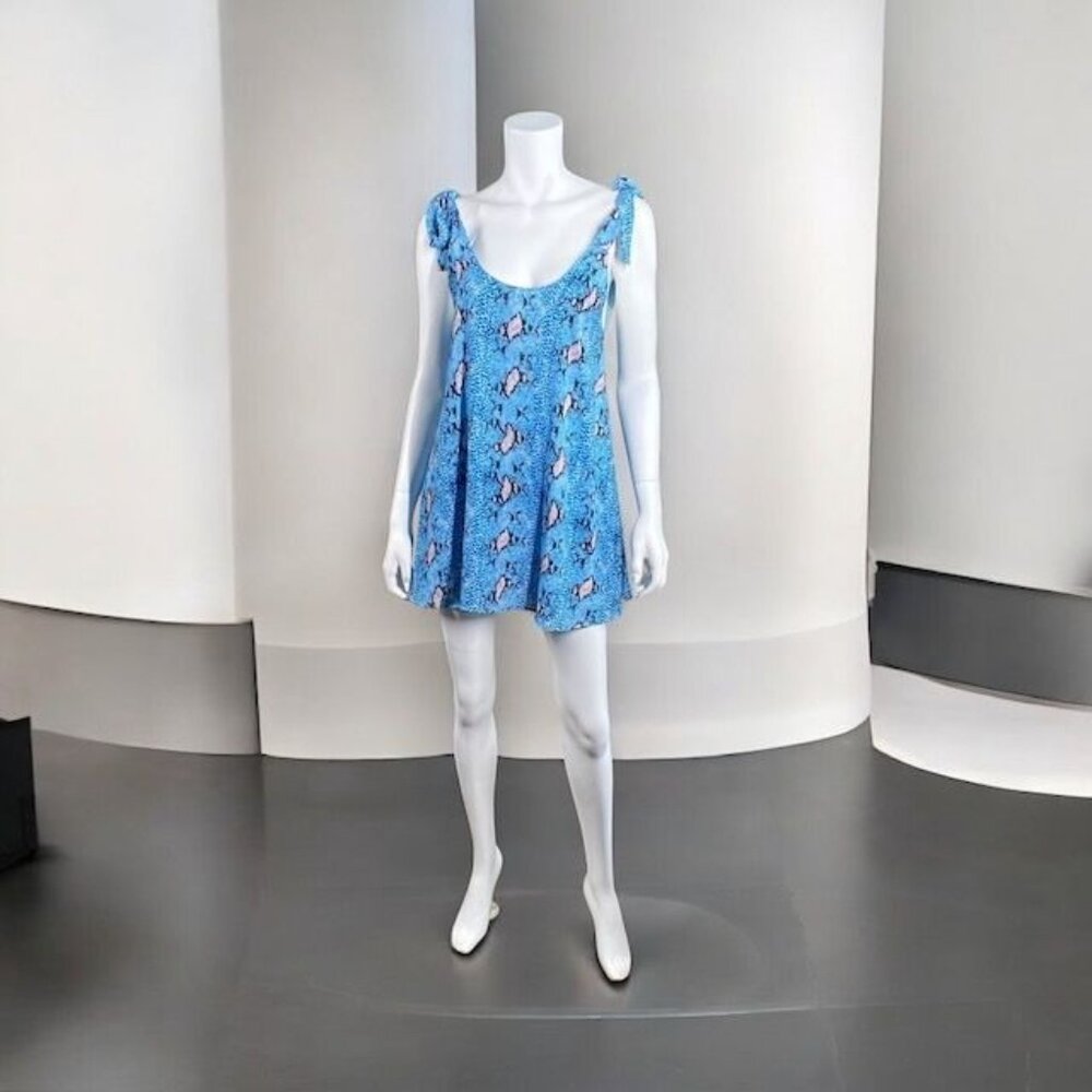 Buddy Love Kerr Mini Dress Cobalt Blue Size XS - Picture 2 of 16